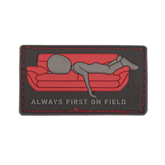 JTG 3D Rubber Patch - Always First On Couch