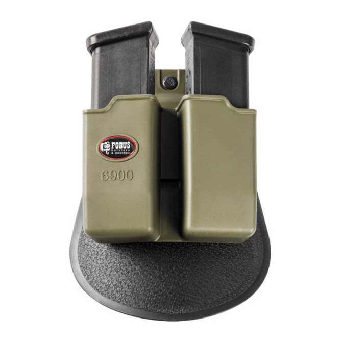 Fobus Double Magazine Pouch Glock 17/19 Holster - Paddle - Olive (6900G)