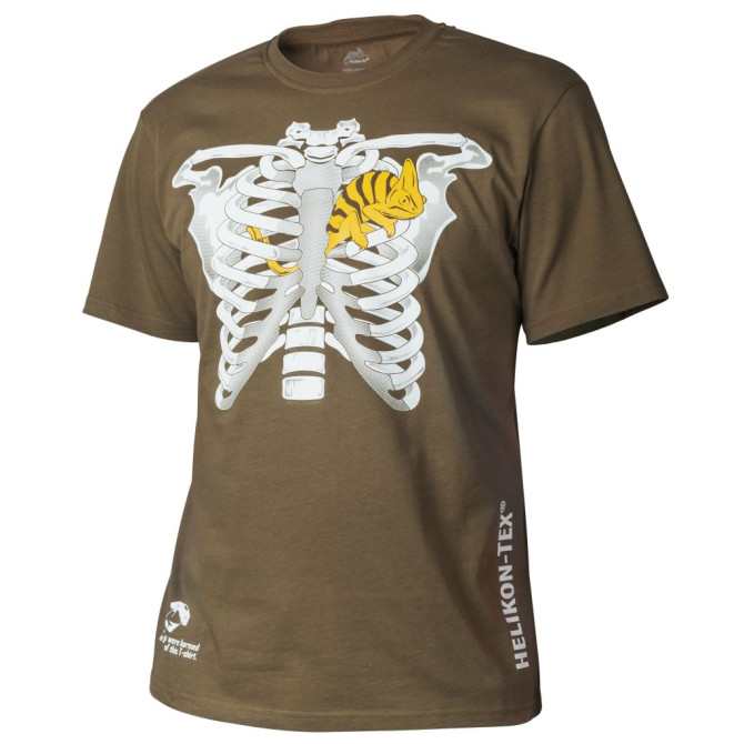 Helikon T-shirt Chameleon Chest Skeleton - Coyote