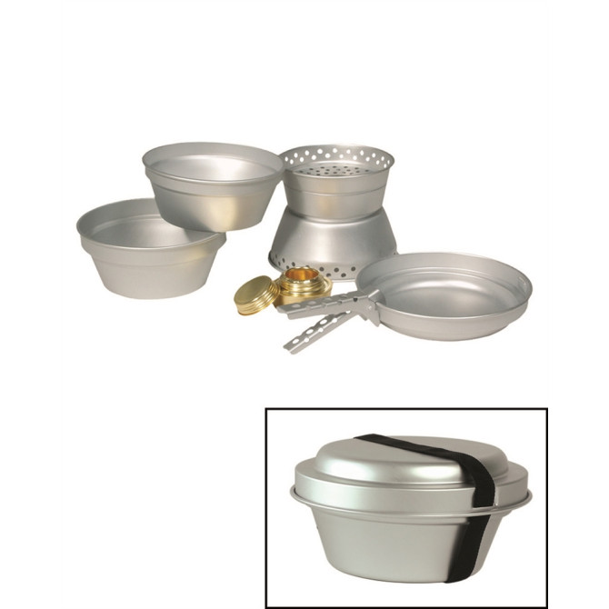 Mil-Tec Alcohol Burner Alu Cook Set (14660000)