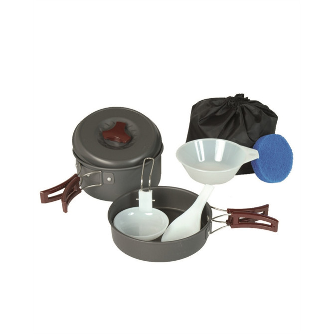 Mil-Tec Anodized Aluminium 1 Person Cook Set (14650000)