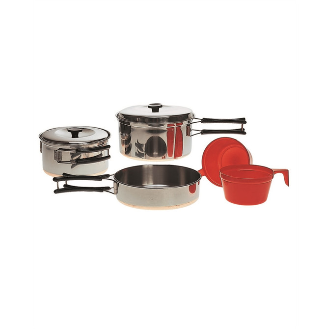 Mil-Tec Stainless Steel 2 Persons Cook Set (14647000)