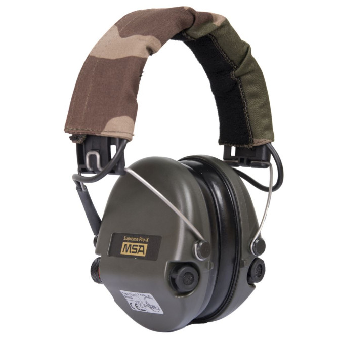 MSA Sordin Supreme Pro-X Camo Active Earmuffs - Olive