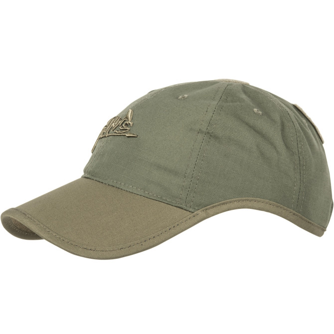 Helikon Baseball Logo Cap - Olive Green / Adaptive Green