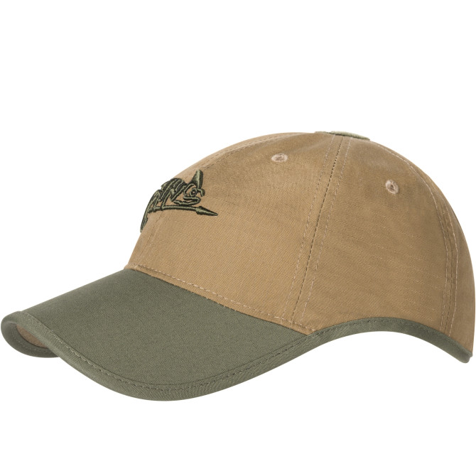 Helikon Baseball Logo Cap - Coyote / Olive Green