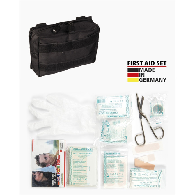 Mil-Tec Leina 25-piece First Aid Set - Black