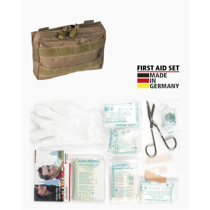 Mil-Tec Leina 25-piece First Aid Set - Coyote