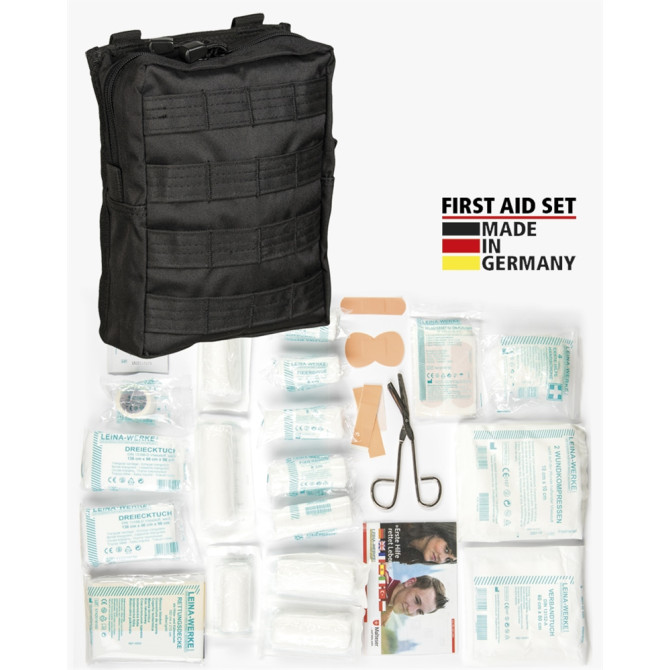 Mil-Tec Leina 43-piece First Aid Set - Black