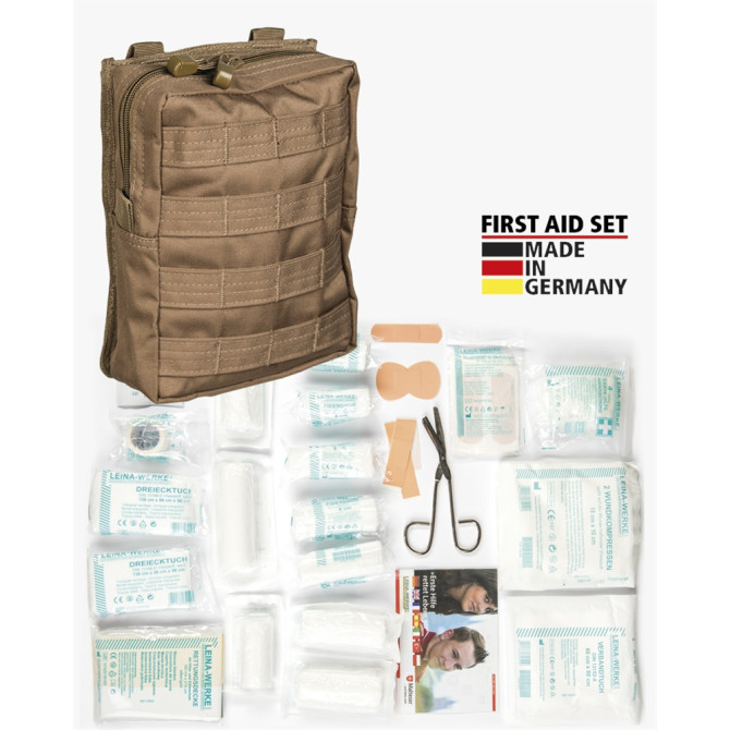 Mil-Tec Leina 43-piece First Aid Set - Coyote