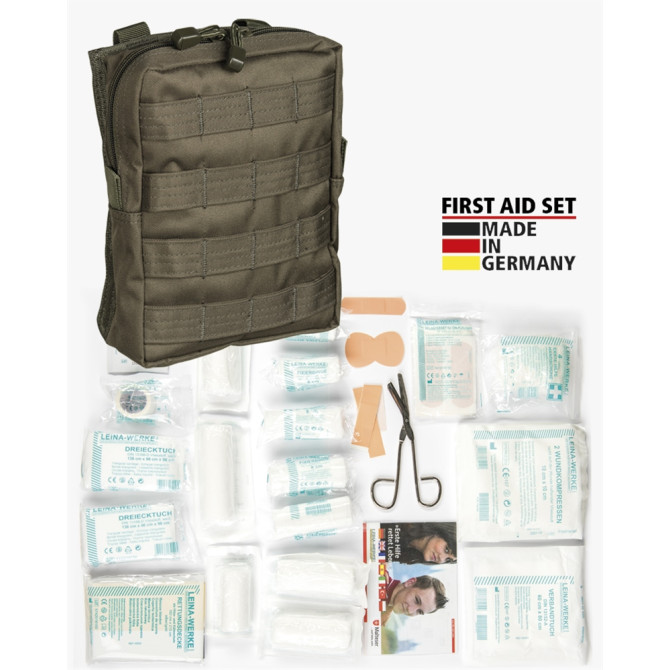 Mil-Tec Leina 43-piece First Aid Set - Olive