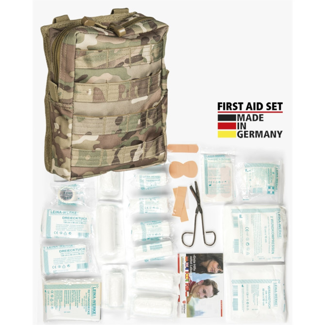 Mil-Tec Leina 43-piece First Aid Set - Multitarn