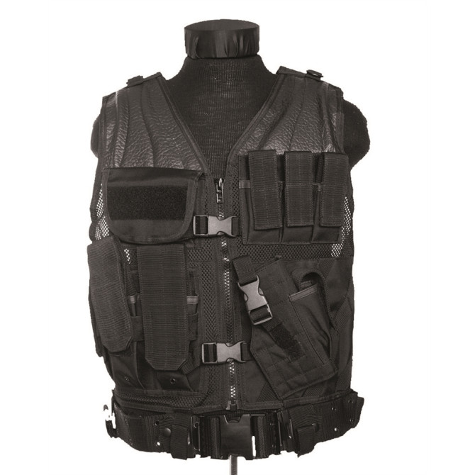 Mil-Tec USMC Combat Vest - Black (10720002)