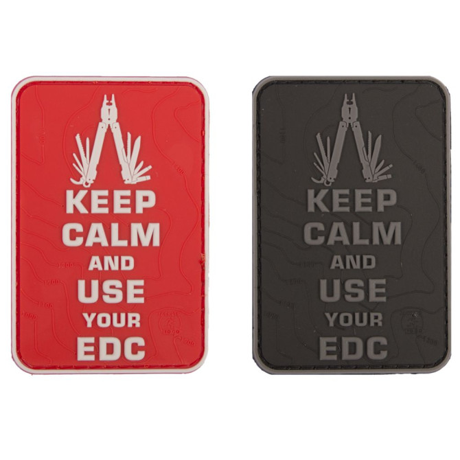 JTG 3D Rubber Patch - Keep Calm EDC