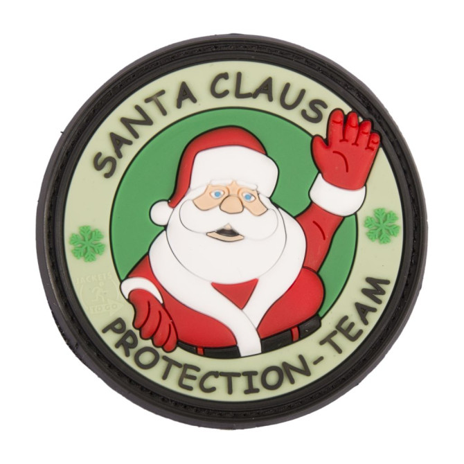 JTG 3D Rubber Patch - Santa Claus Protection Team