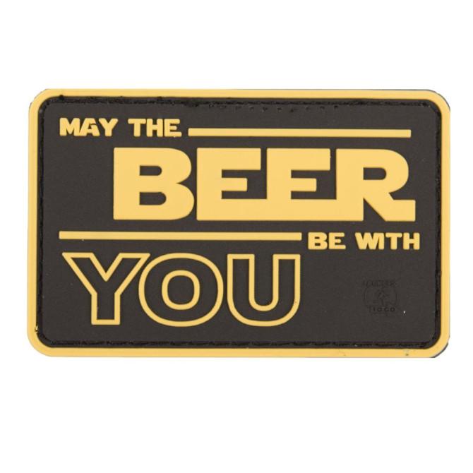 JTG 3D Rubber Patch - The Beer Be With You