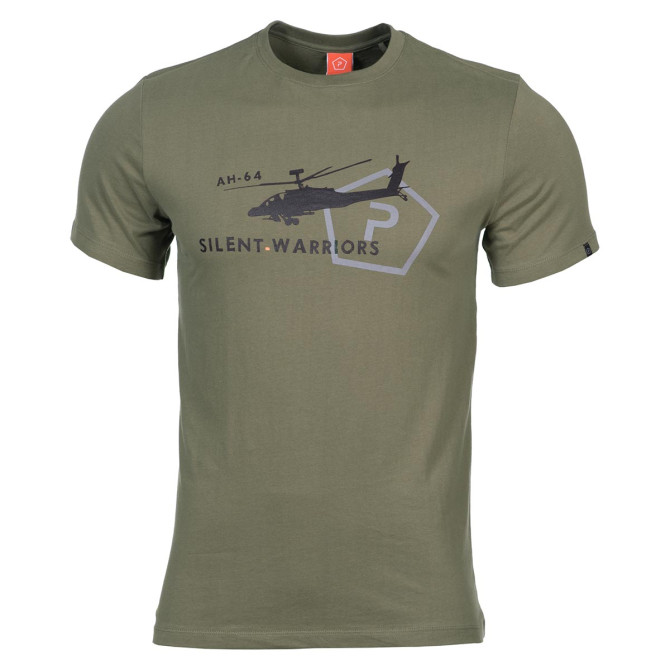 Pentagon Ageron Helicopter T-Shirt - Olive