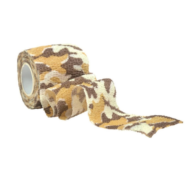 Mil-Tec Self-Clinging Camo Tape - Desert Camo