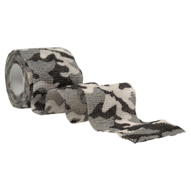 Mil-Tec Self-Clinging Camo Tape - Snow Camo