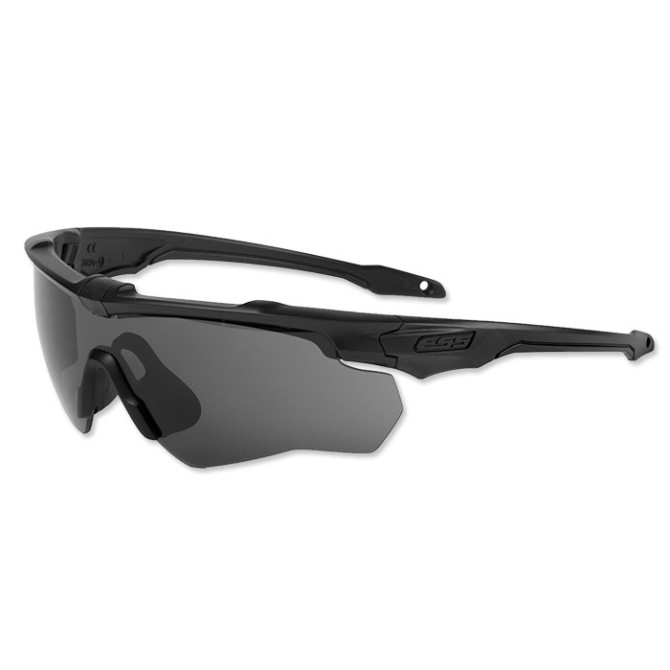 ESS Crossblade One Smoke Grey Ballistic Eyeshields - Standard - EE9032-08