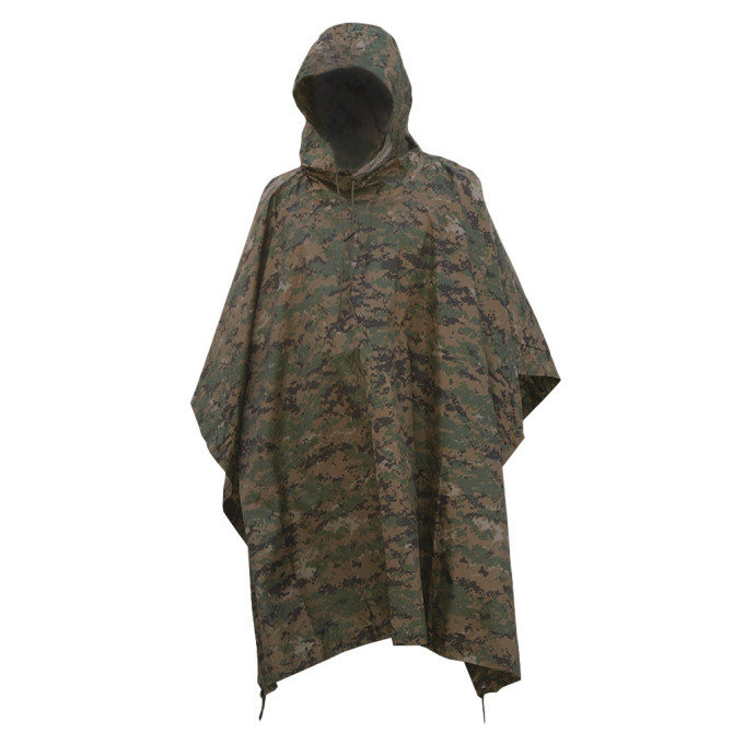 Mil-Tec Waterproof Poncho - Digital Woodland / Marpat (10630071)