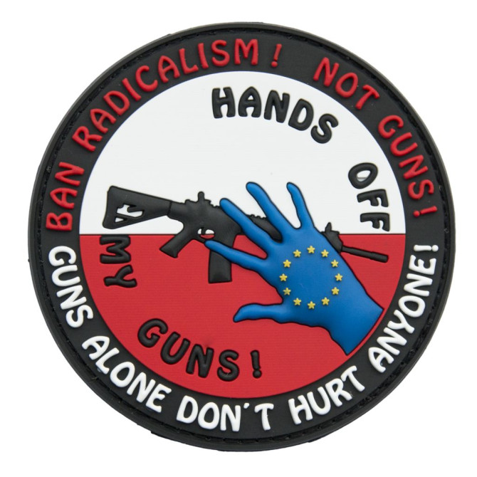 JTG 3D Rubber Patch - Hands Off My Gun Poland