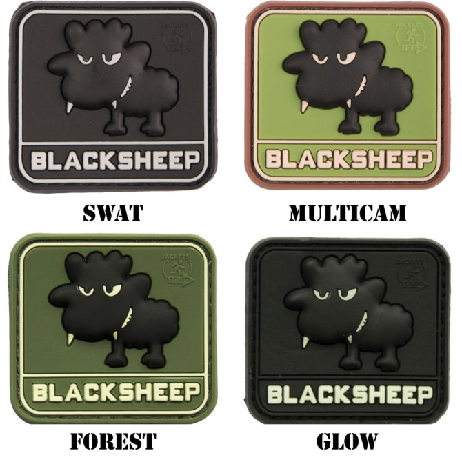 JTG 3D Rubber Patch - Little Black Sheep