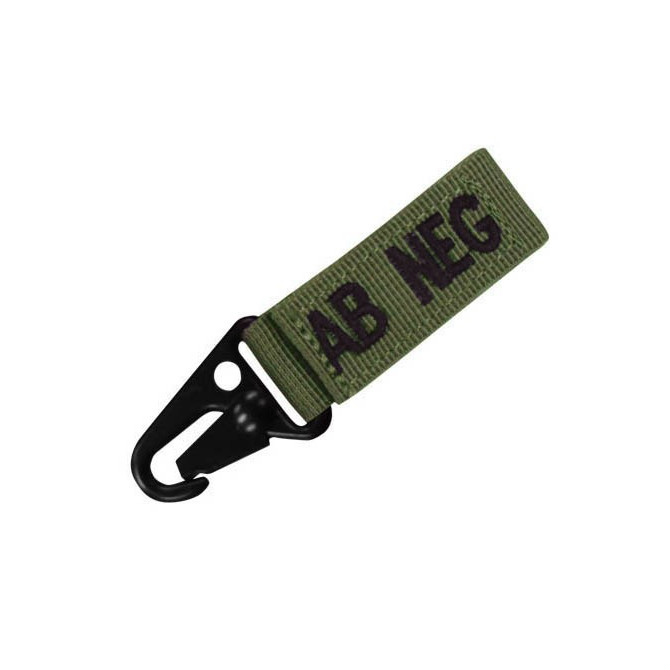 Condor Blood Type Key Chain Olive (239-001)