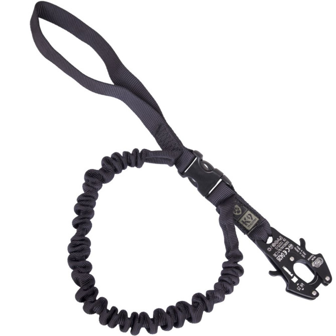 K9 THORN KONG Frog Stretch Dog Leash - Black