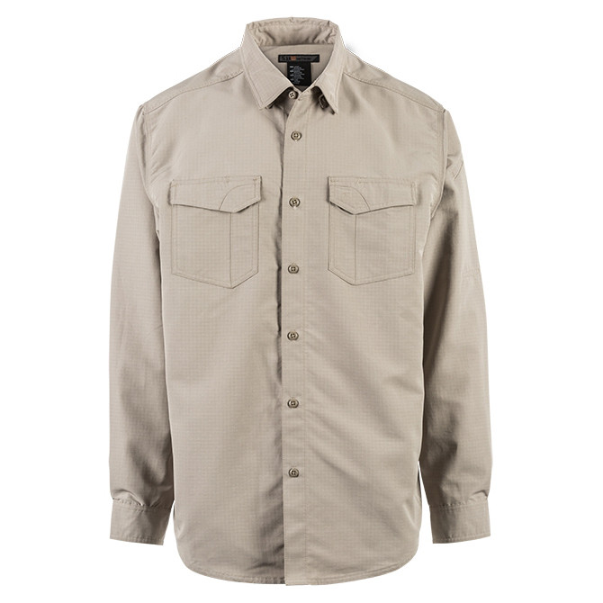 5.11 Fast-Tac Shirt - Long Sleeve - Khaki (72479-055)