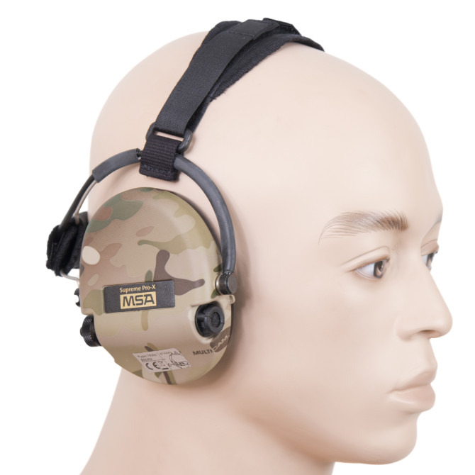 MSA Sordin Supreme Pro-X Neckband Active Earmuffs - Multicam