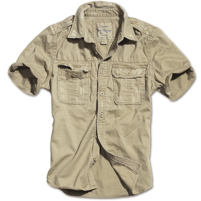 Surplus 1/2 Raw Vintage Shirt - Brown