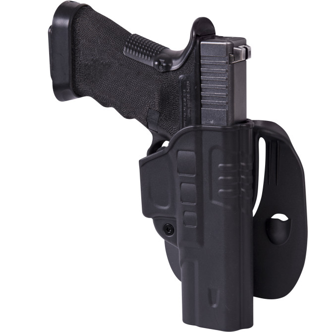 Helikon Fast Draw Holster for Glock 17 with Paddle - Black