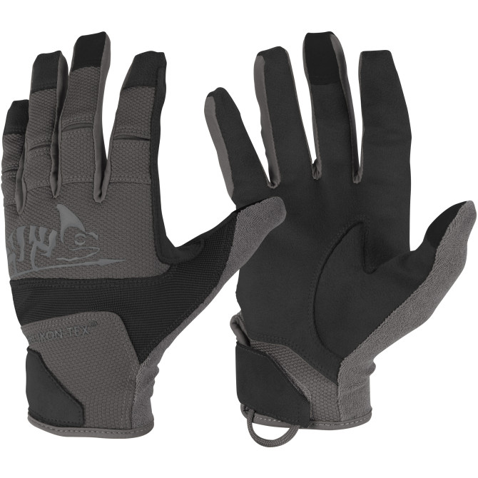 Helikon Range Tactical Hard Gloves - Black / Shadow Grey