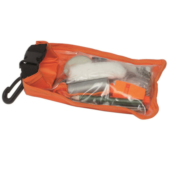 Mil-Tec Orange Small Outdoor Survival Pack (16027400)