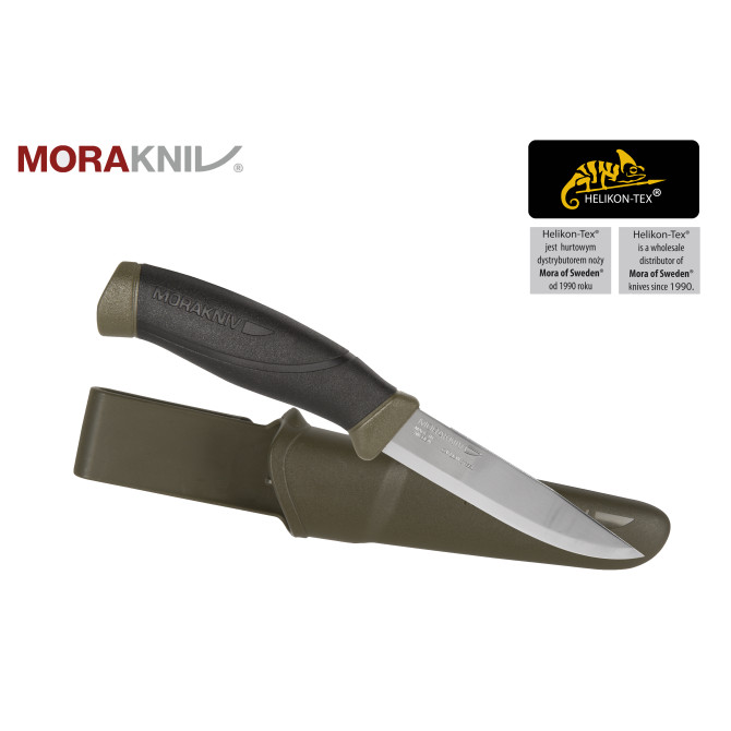 Mora of Sweden Companion MG Stainless Steel Knife - Olive