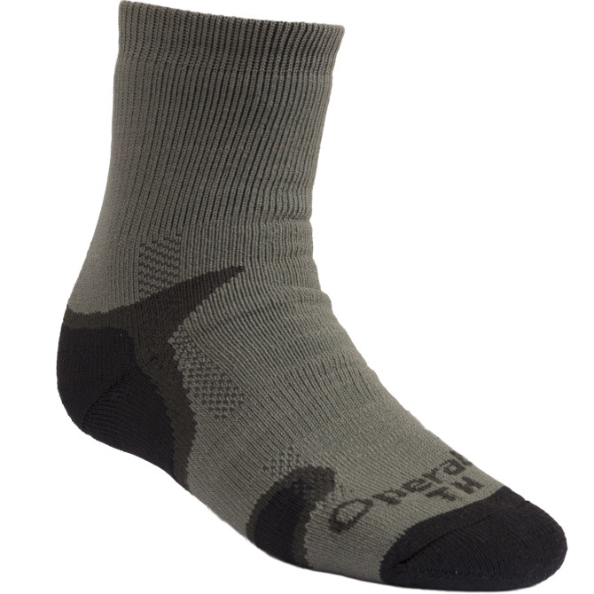 BATAC Operator Thermo Antibacterial Socks - Olive (OPTH02)