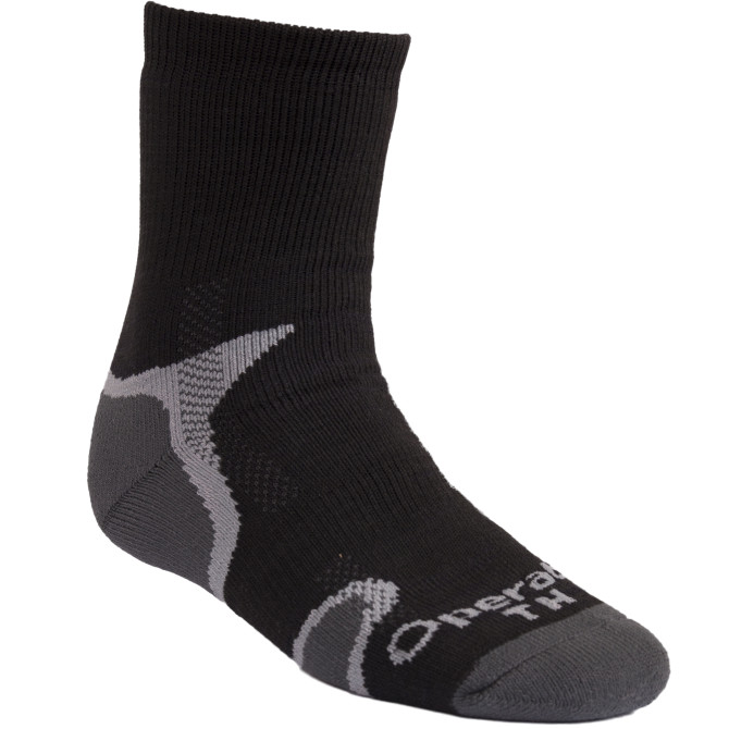 BATAC Operator Thermo Antibacterial Socks - Black (OPTH01)