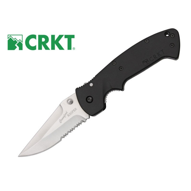 CRKT Crawford Kasper Folding Knife - Combo Edge (6783SZ)