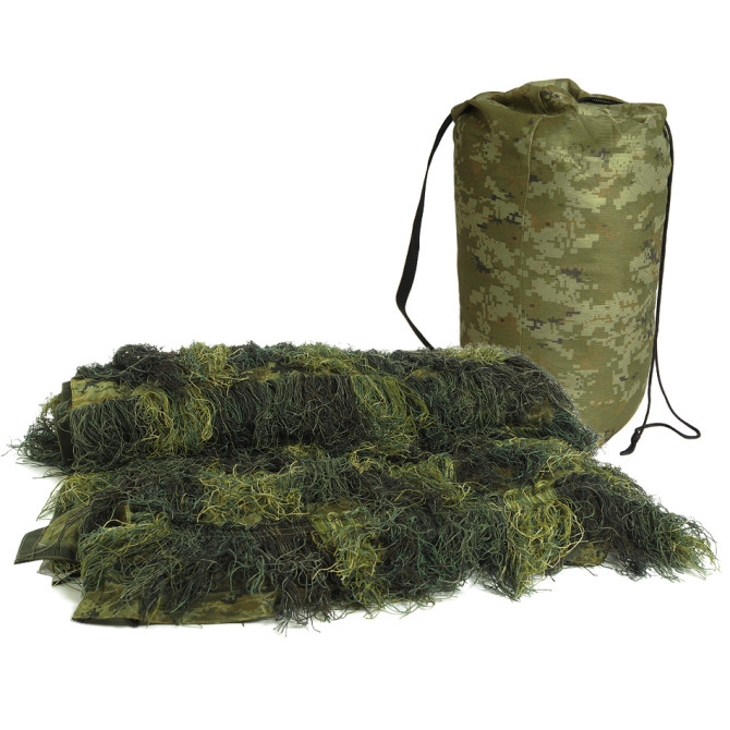 Mil-Tec Camouflage Anti Fire Ghillie Cover 100x140 - Woodland