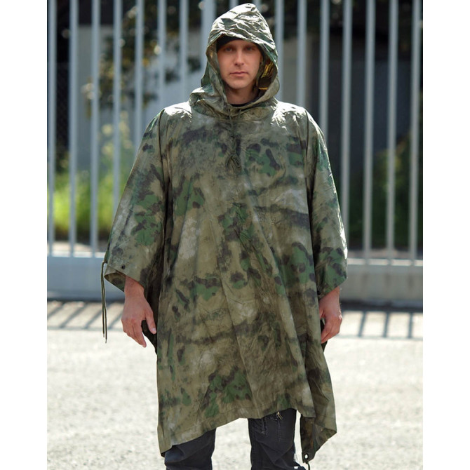 Mil-Tec Waterproof Poncho - Mil-Tacs FG (10630059)