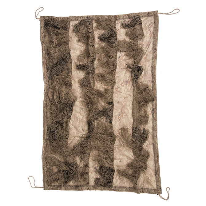 Mil-Tec Camouflage Anti Fire Ghillie Cover 100x140 - Desert