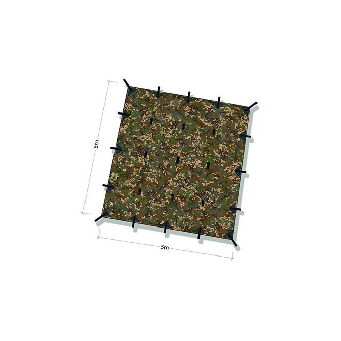 DD Hammocks Tarp 5x5 - DD Multicam