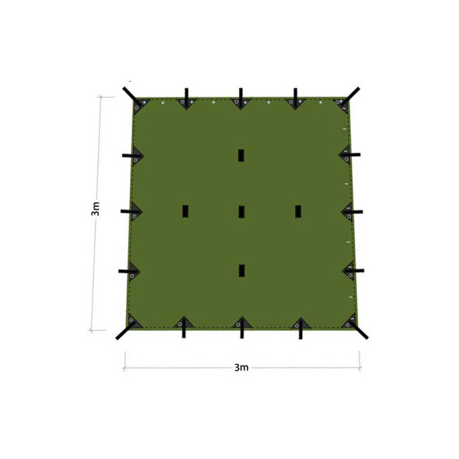 DD Hammocks Tarp 3x3 PRO - Olive Green