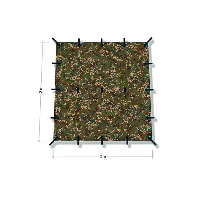 DD Hammocks Tarp 3x3 PRO - DD Multicam