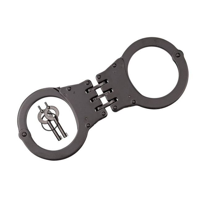 UZI Hinged Handcuff - Black