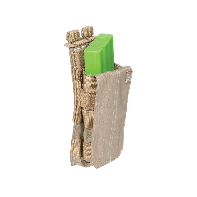 5.11 Single AR Mag Pouch w/ Bunge & Cover - Sandstone