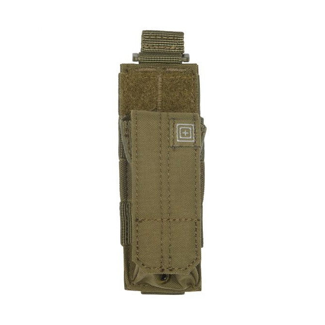 5.11 Single Pistol Mag Pouch w/ Bunge & Cover - TAC OD