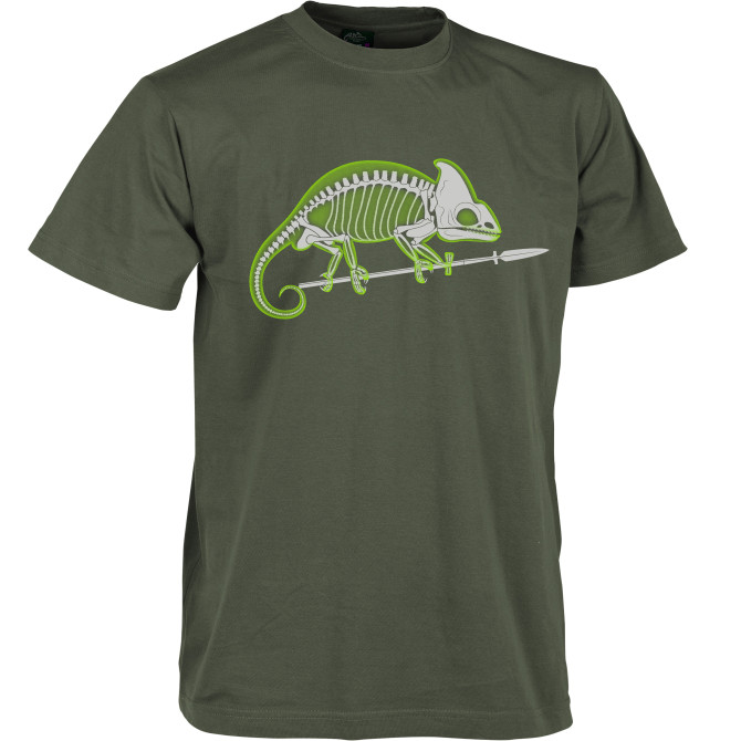 Helikon T-shirt Chameleon Skeleton - Olive Green