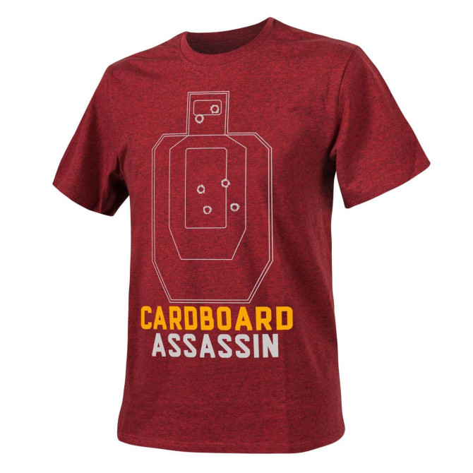 Helikon Cardboard Assassin T-Shirt - Melange Red