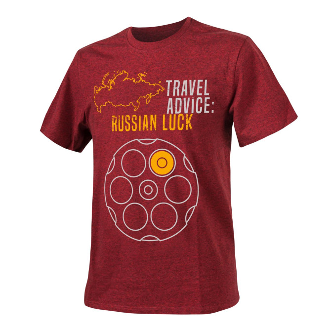 Helikon Travel Advice: Russian Luck T-Shirt - Melange Red